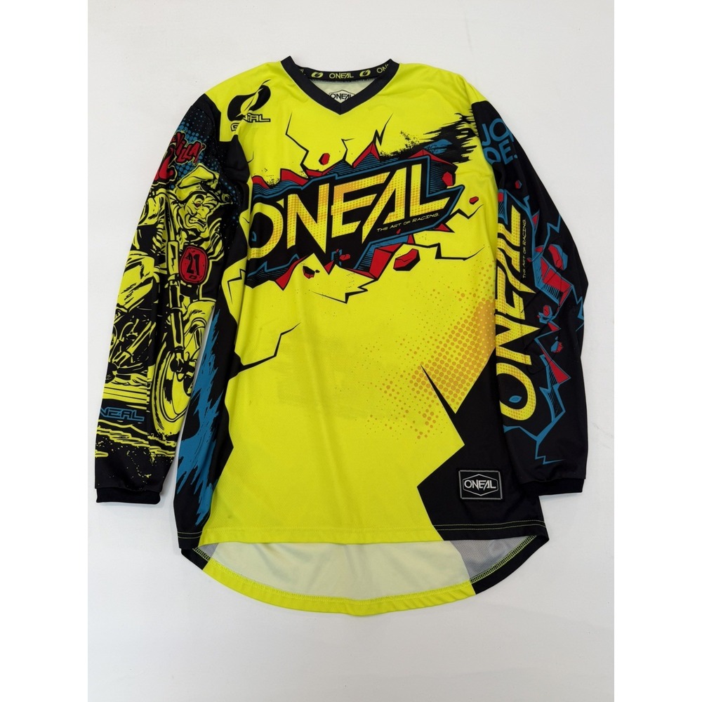 O'Neal Motocross Jersey  Men's SZ  L Long Sleeve Racing Shirt Jersey dirt bike